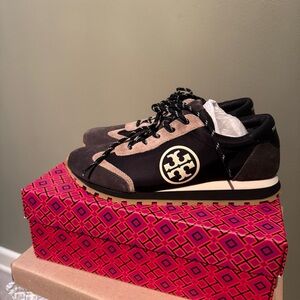 Tory Burch Nylon Runners in Black